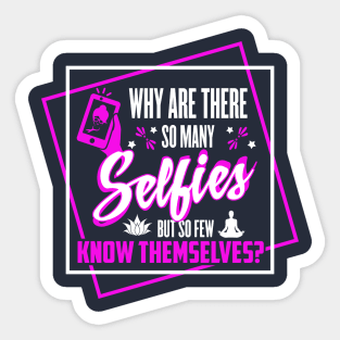 Why are there so many selfies? Sticker